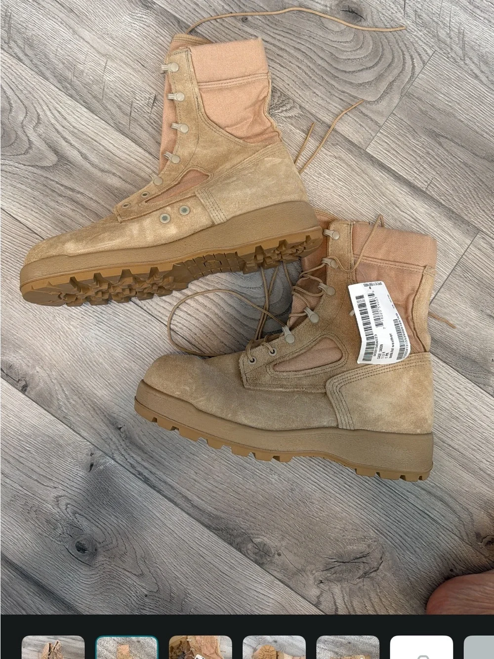 Tactical Desert Tan Men's Military-Style Boot